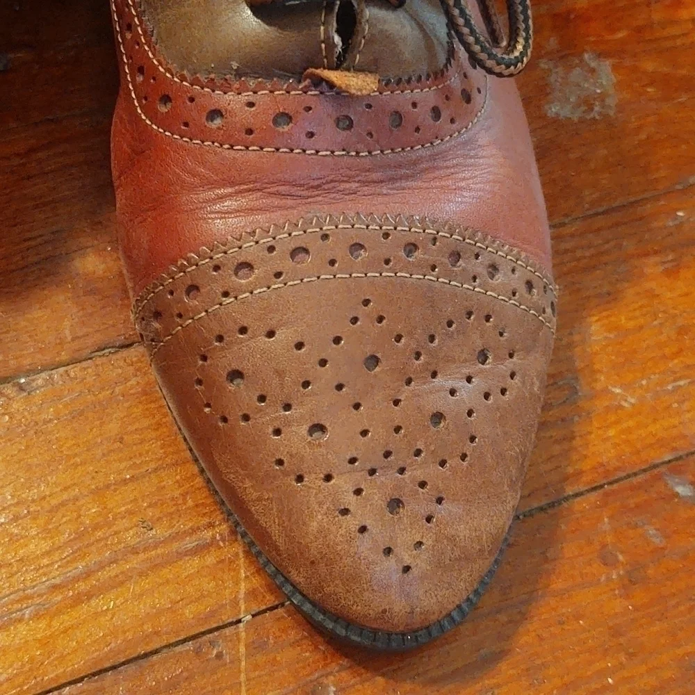Predictions Cloris Tri-tone Leather Ankle Boots Sz 10